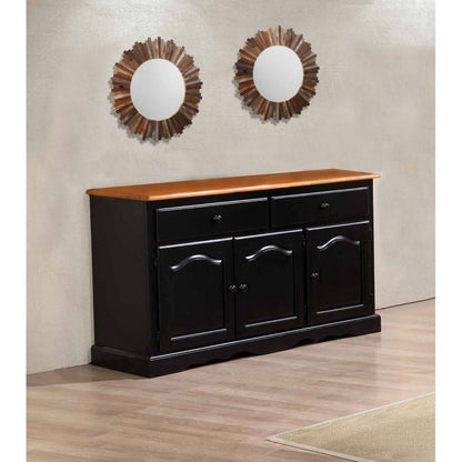 Sunset Trading Black Cherry Selections Treasure Buffet | Antique Black and Cherry -  DLU-22-BUF-BCH