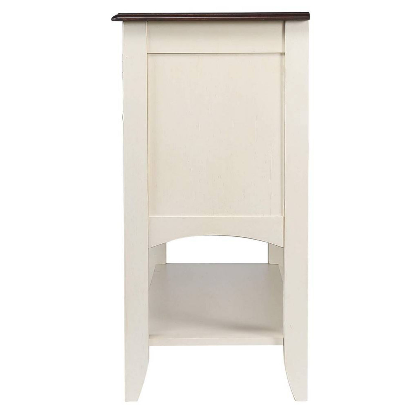 Sunset Trading Andrews Sideboard with Large Display Shelf - DLU-ADW1122-SB-AW