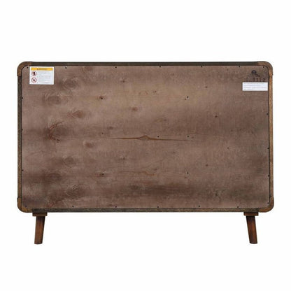 Sunset Trading Mid Century Server | 4 Drawers and 2 Storage Cabinets -  DLU-MC-SR