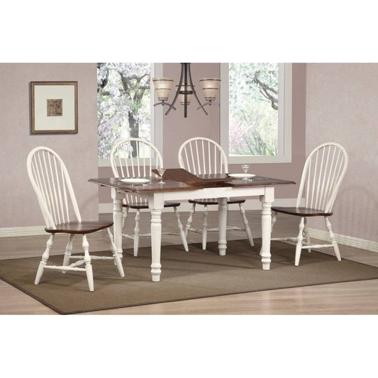 Sunset Trading Andrews 5 Piece 60" Rectangular Extendable Dining Set - PK-ADW3660-C30-AW5P