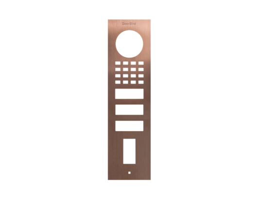 DoorBird Front Panel for D1102FV Fingerprint 50 Surface-Mount in Bronze - 423872400