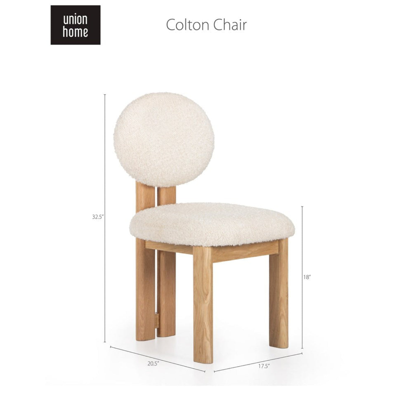 Union Home Colton Chair -  DIN00305