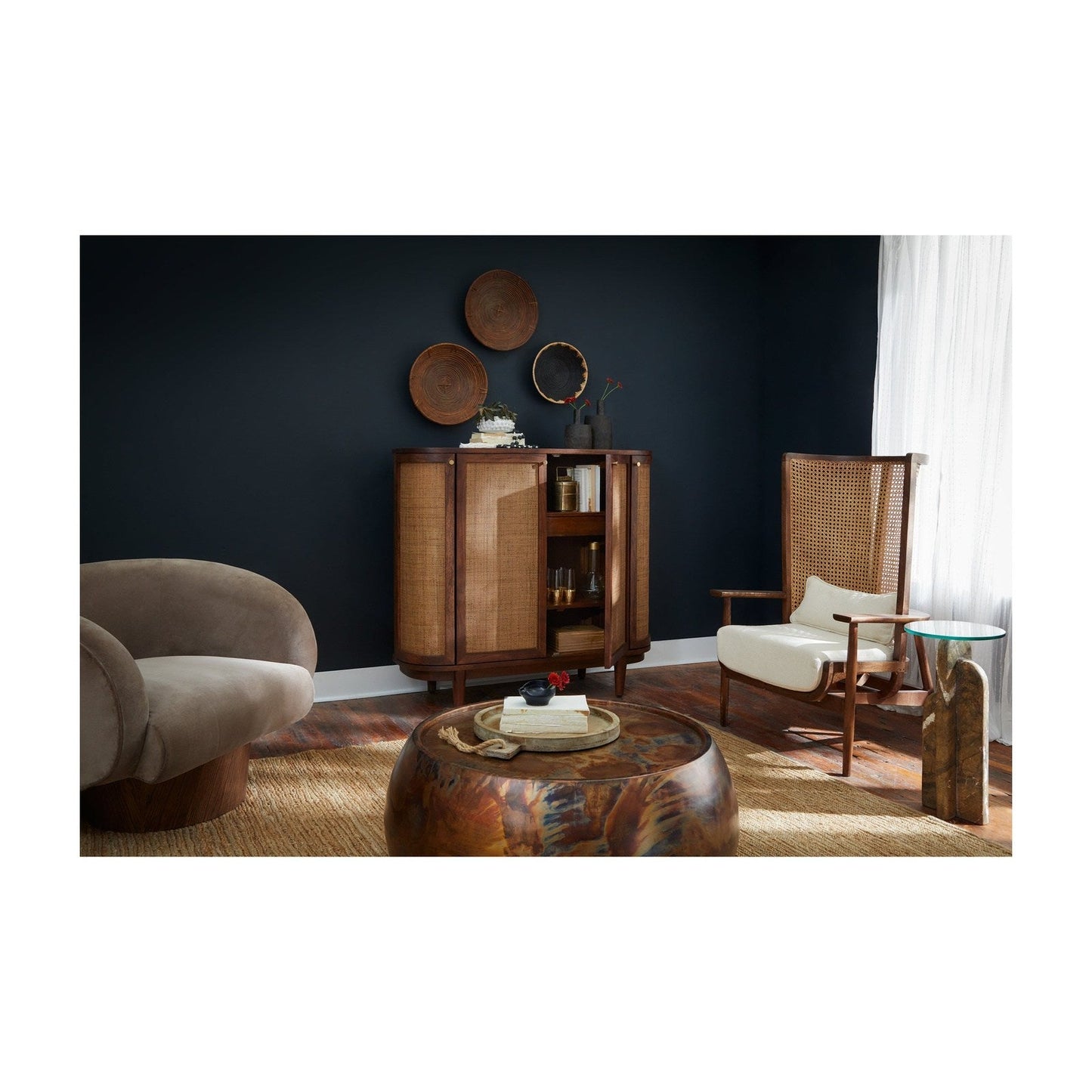 Union Home Rotunda Chair - Stone  - DIN00134