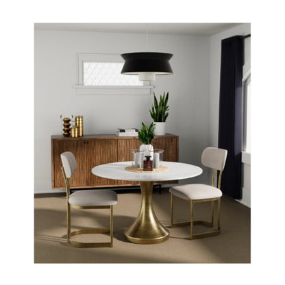 Union Home Funnel Dining Table - White  - DIN00136