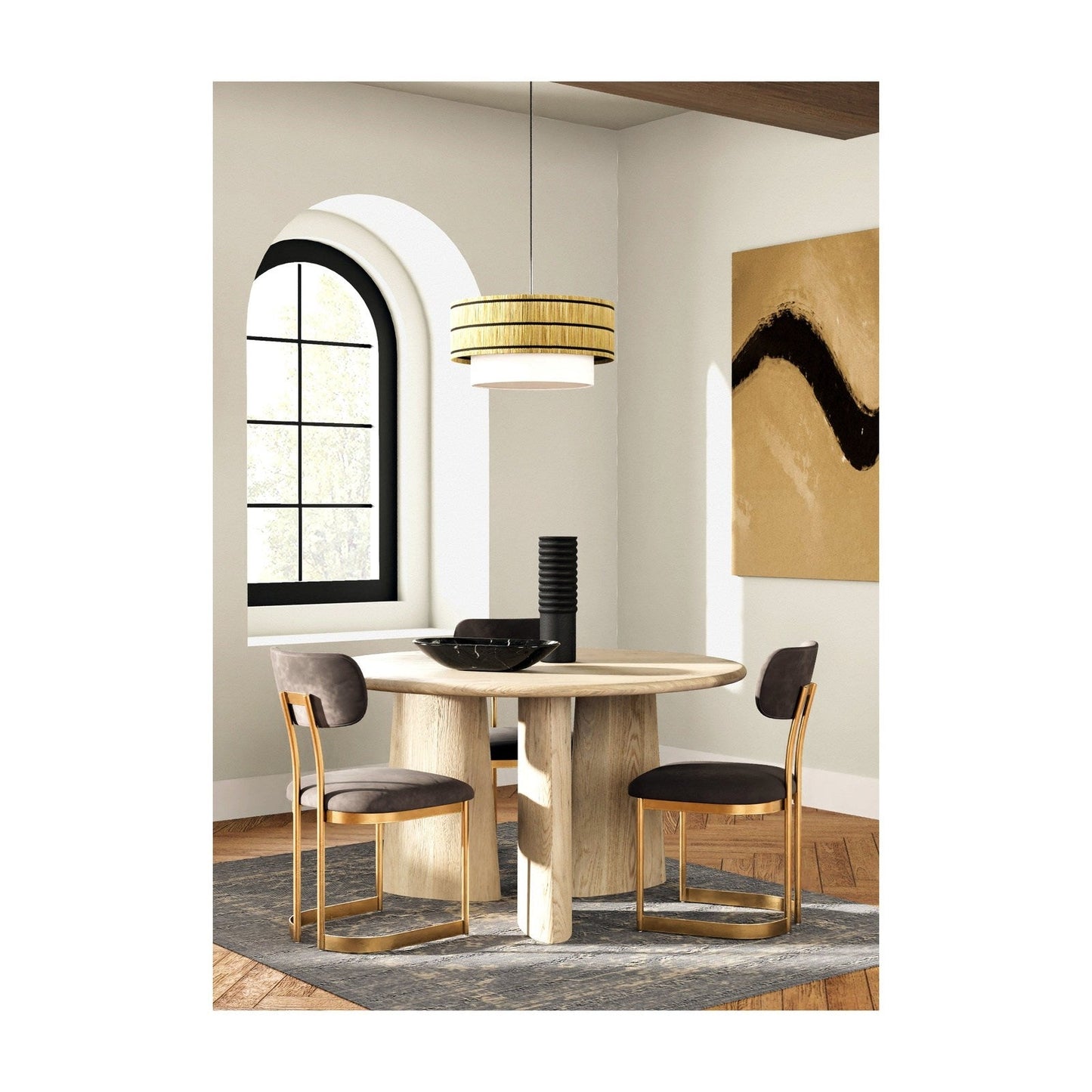 Union Home Laurel Round Dining Table -  DIN00217