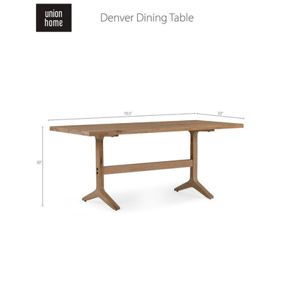 Union Home Denver Dining Table  - DIN00199