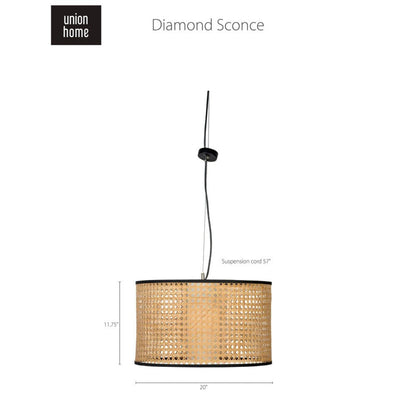 Union Home Diamond Pendant -  DEC00025