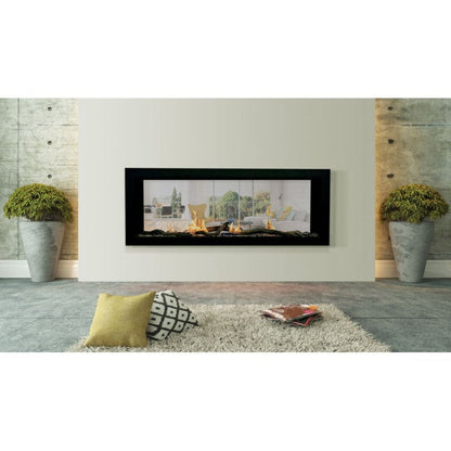 Sierra Flame Emerson 48" Deluxe Slim See-through Linear Fireplace - EMERSON-48-DELUXE-NG