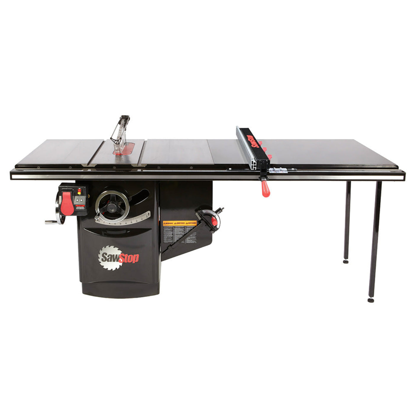 SawStop 3HP, 1ph, 230v Industrial Cabinet Saw w/52" T-Glide Advance Fence, Rails & Extension Table - ICS31230-ATGI52