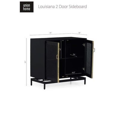 Union Home Louisiana 2 Door Sideboard  - LVR00664