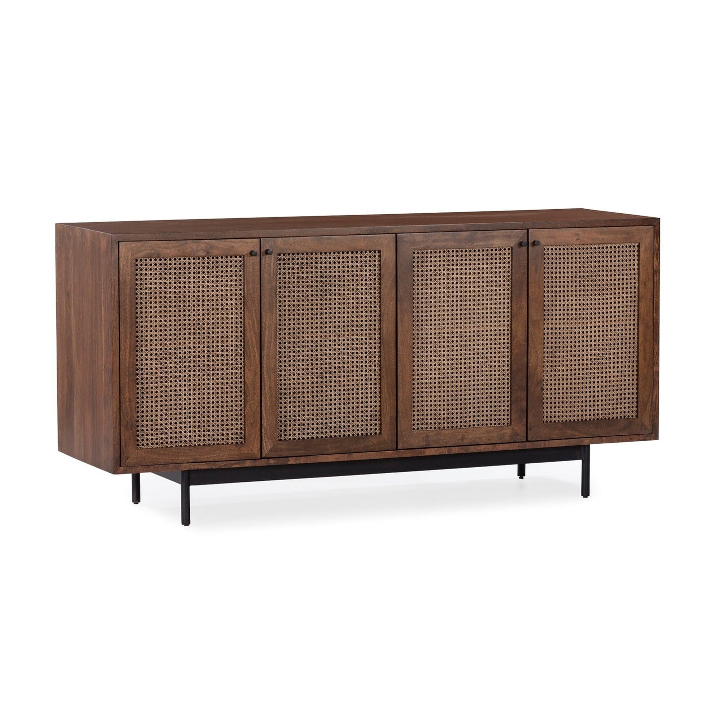 Union Home Mod Sideboard Rattan In Porto Dark Finish  - LVR00251