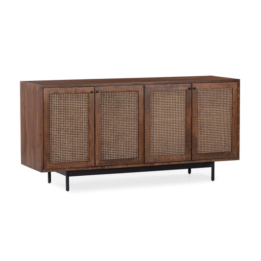 Union Home Mod Sideboard Rattan In Porto Dark Finish  - LVR00251
