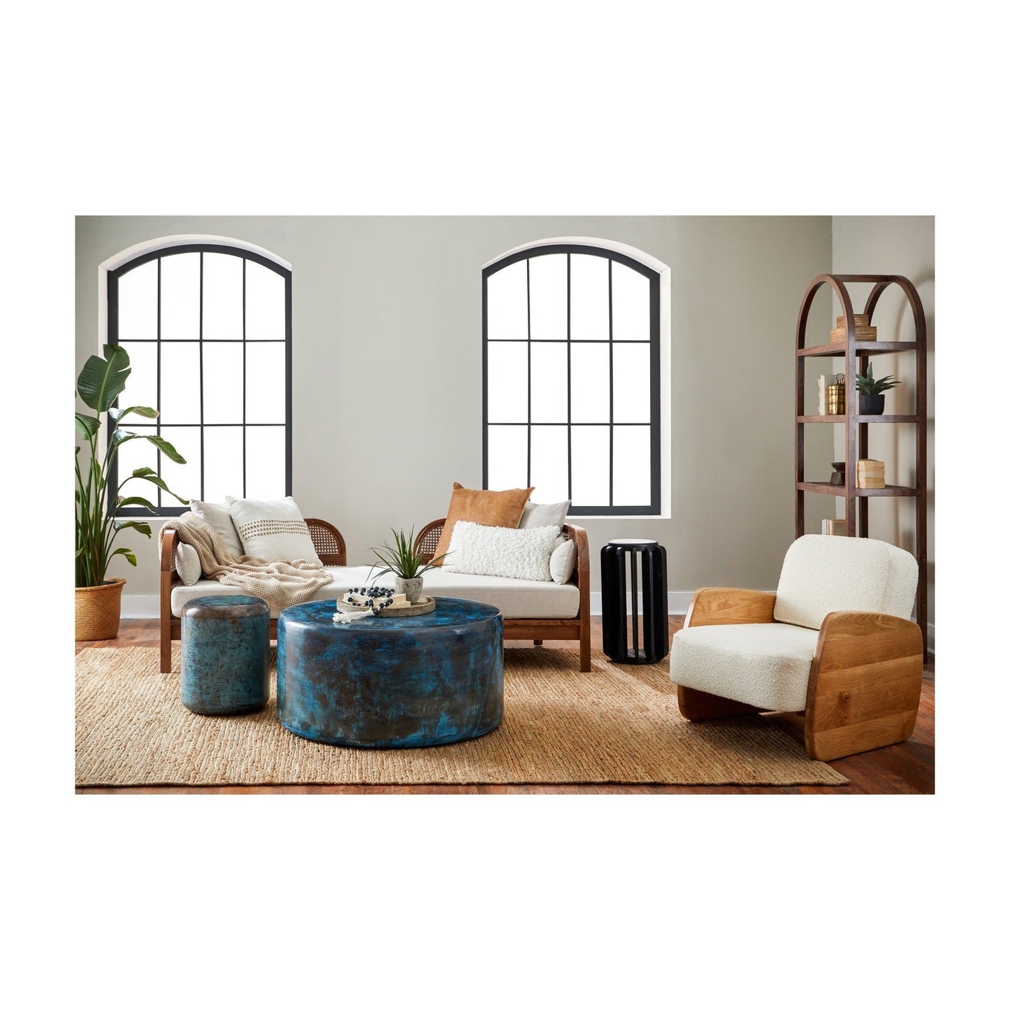 Union Home Moon Blue Coffee Table -  LVR00425