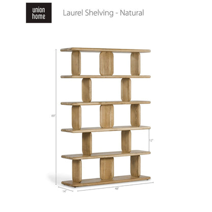 Union Home Laurel Shelving - Natural  - LVR00334