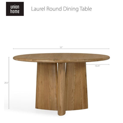 Union Home Laurel Round Dining Table -  DIN00217