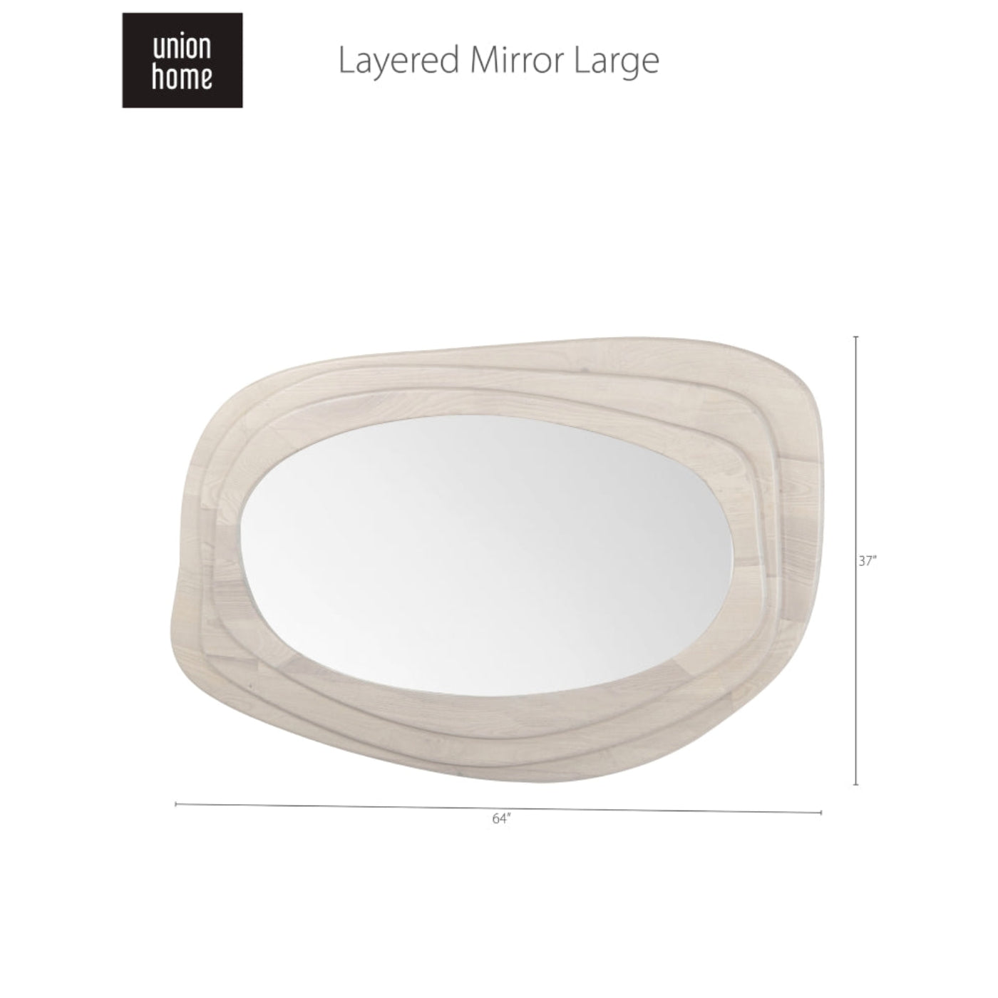 Union Home Layered Mirror Large  - BDM00169
