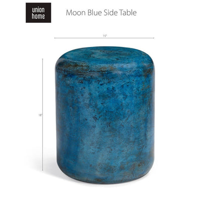 Union Home Moon Blue Side Table -  LVR00424