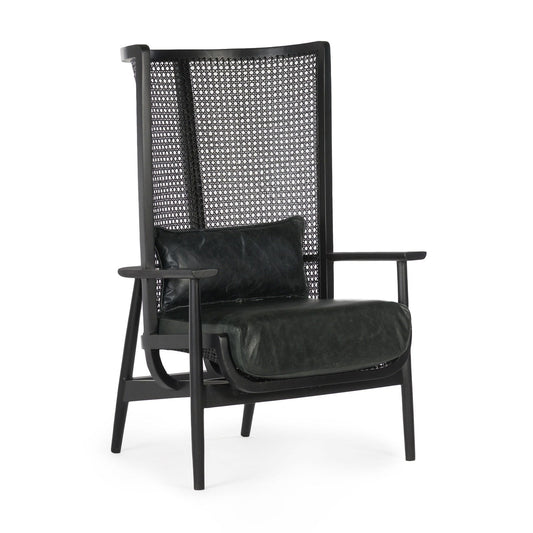 Union Home Wingman Lounge Chair - Black -  LVR00206