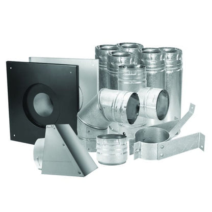 United States Stove Co. Duravent 4 In. Pellet Vent Kit Stainless - _1768970269428_920