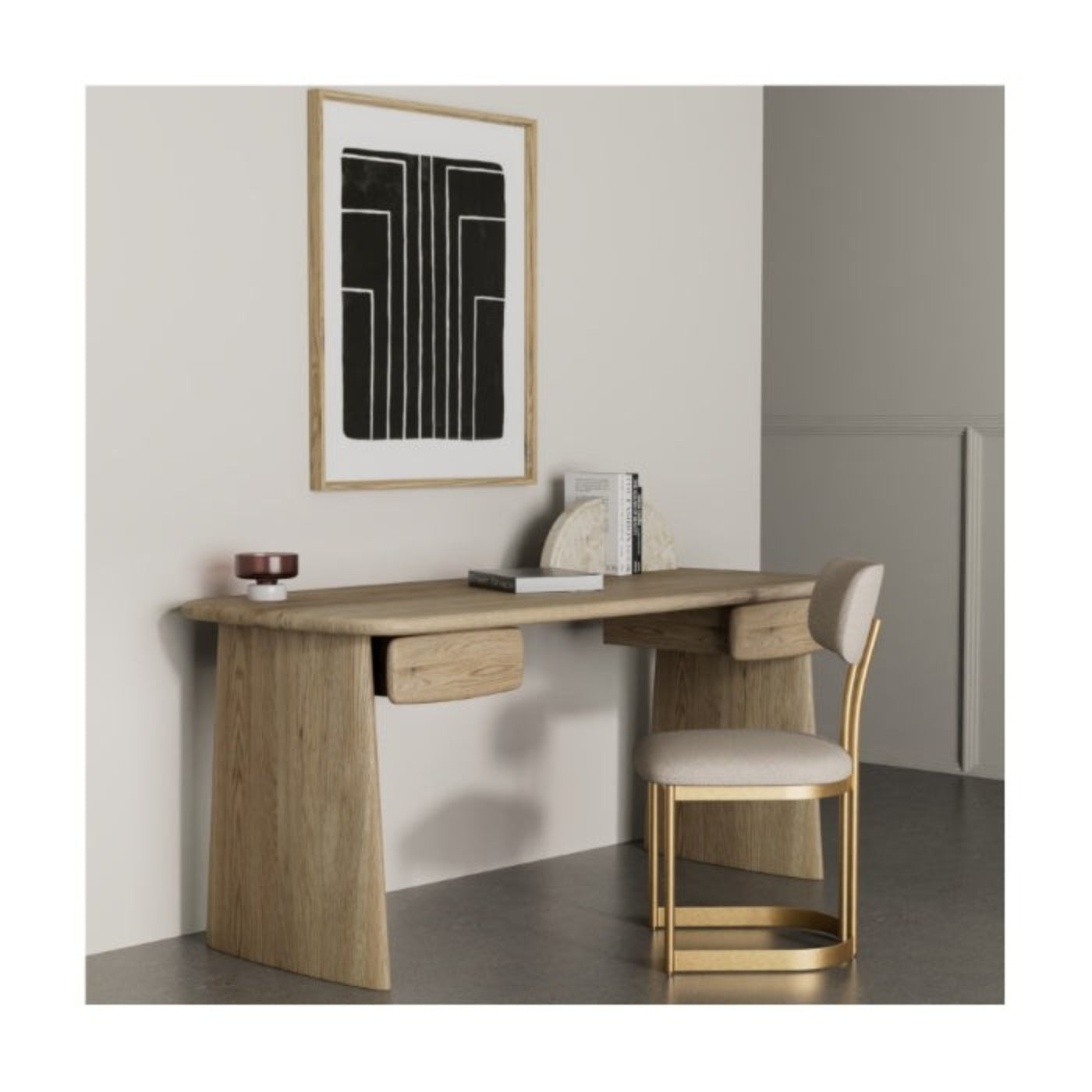 Union Home Shay Chair - White -  DIN00070