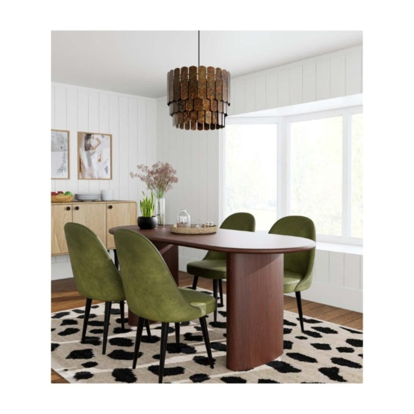 Union Home Ovale Dining Table 72" -  DIN00046