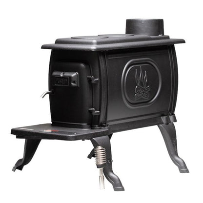 United States Stove Co. 900 Sq. Ft. Cast Iron Log Wood Stove - 1768972037217_100