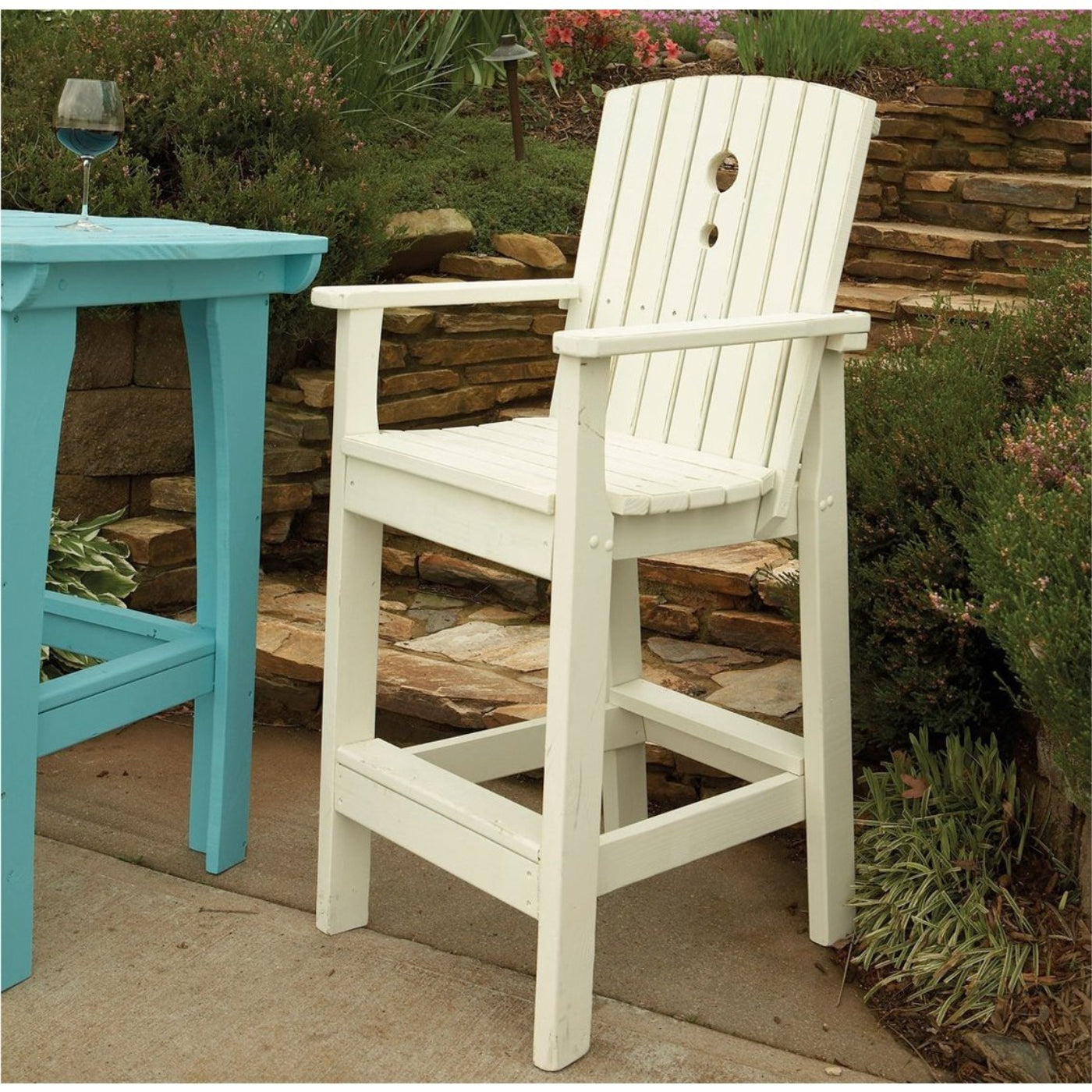 Uwharrie Chair Companion Series Wood Tall Dining Side Chair -  5097
