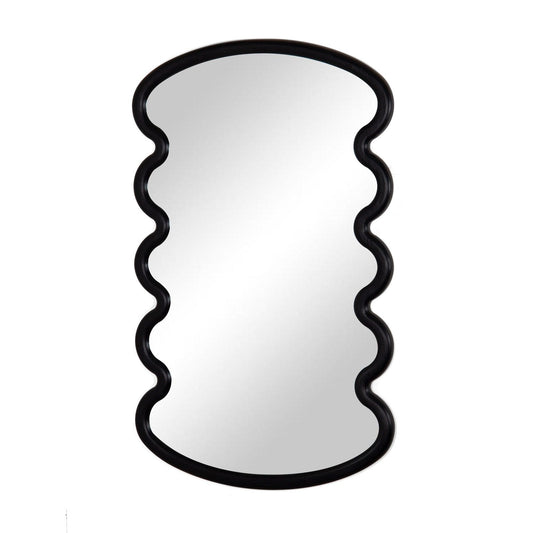 Union Home Swirl Large Mirror - Charcoal  - BDM00182