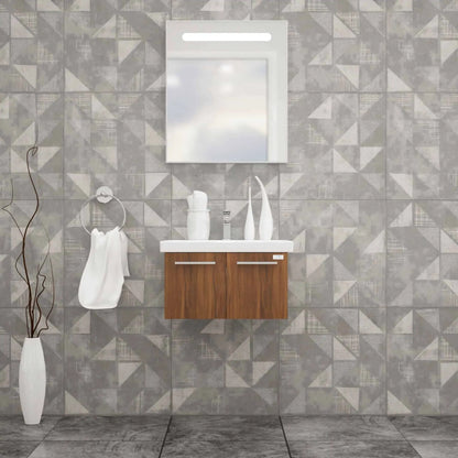 Casa Mare Aspe 32" Bathroom Vanity and Ceramic Sink Combo with LED Mirror - Aspe80GB-32