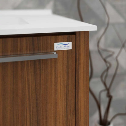 Casa Mare Benna 63" Bathroom Vanity and Double Sink Combo with LED Mirror - Benna160GG-63