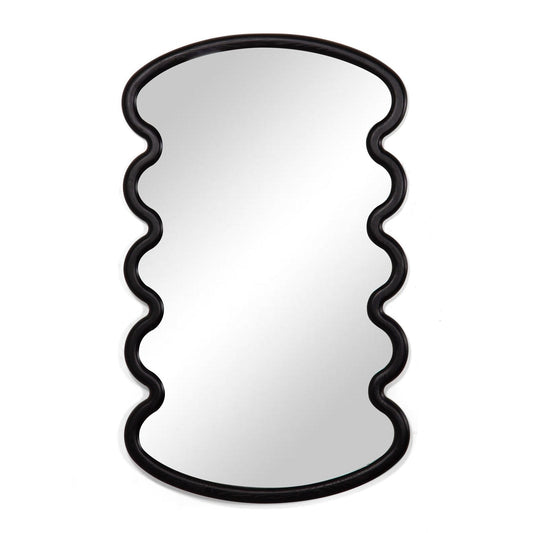Union Home Swirl Large Mirror - Charcoal  - BDM00182