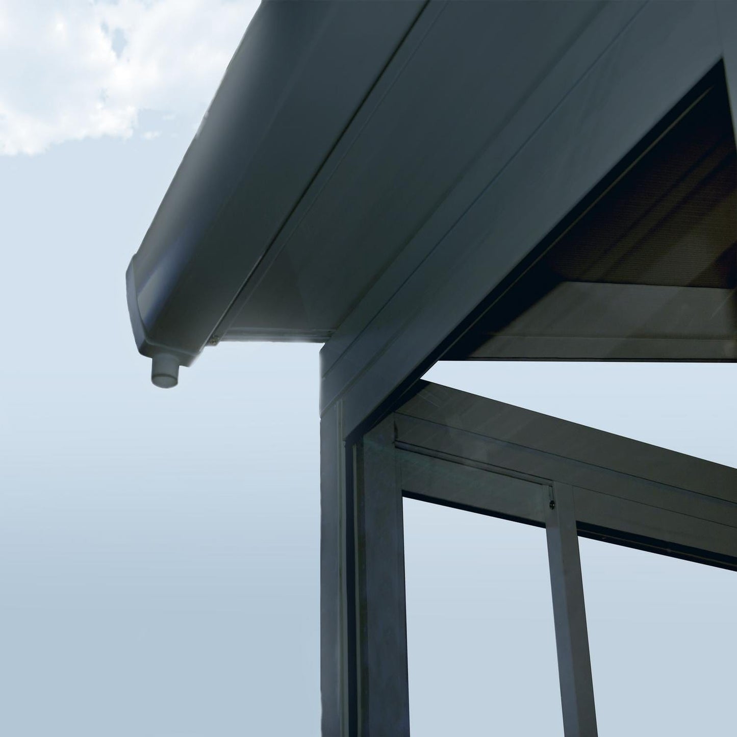 Palram - Canopia | SanRemo 10x18 ft Patio Enclosure - Gray/Clear - HG9065