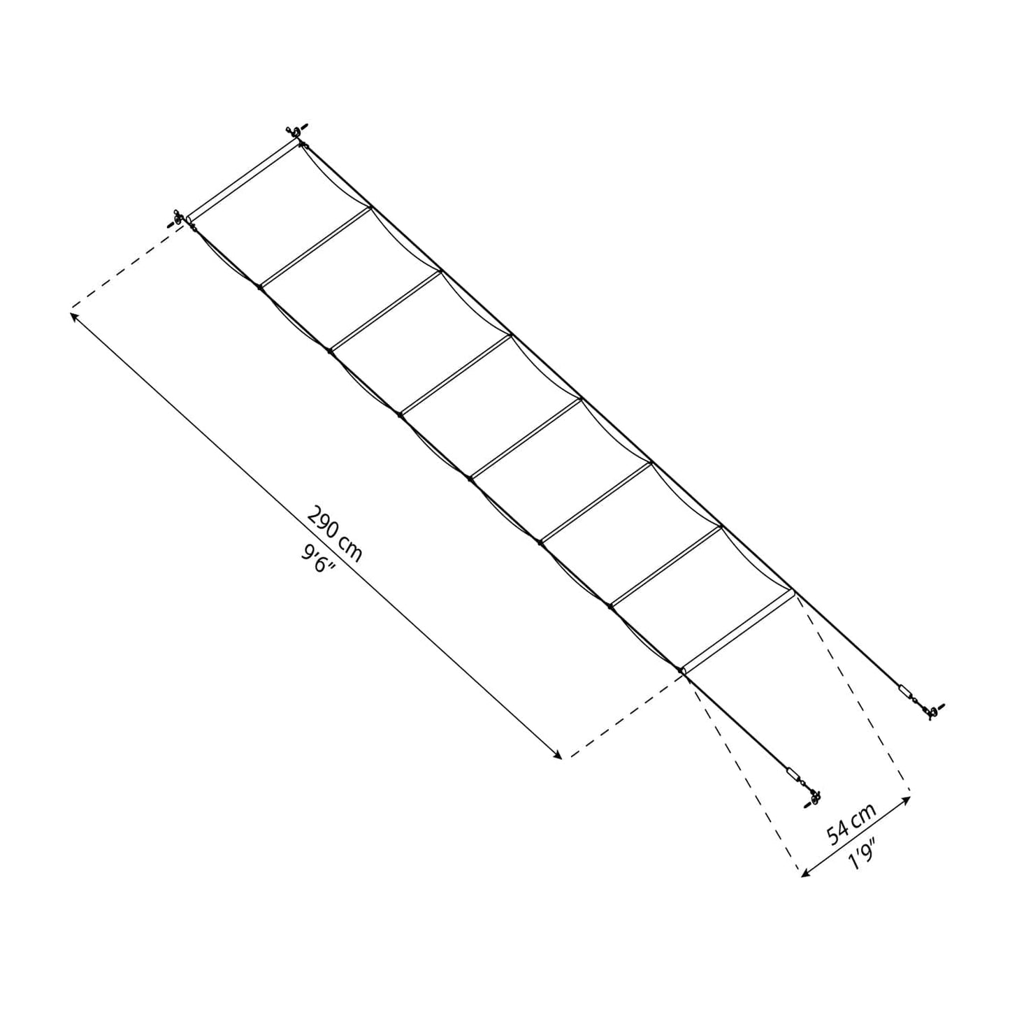 Palram - Canopia | Patio Cover Blinds 10x20 ft - White - HG1074