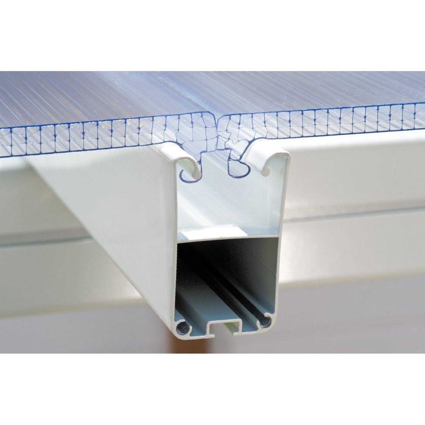Palram - Canopia | 13 ft Wide Feria Patio Cover - White Clear - HG9214