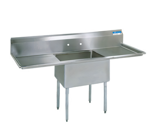 BK Resources BKS-1-24-14-24T Compartment Sinks - BKS-1-24-14-24T