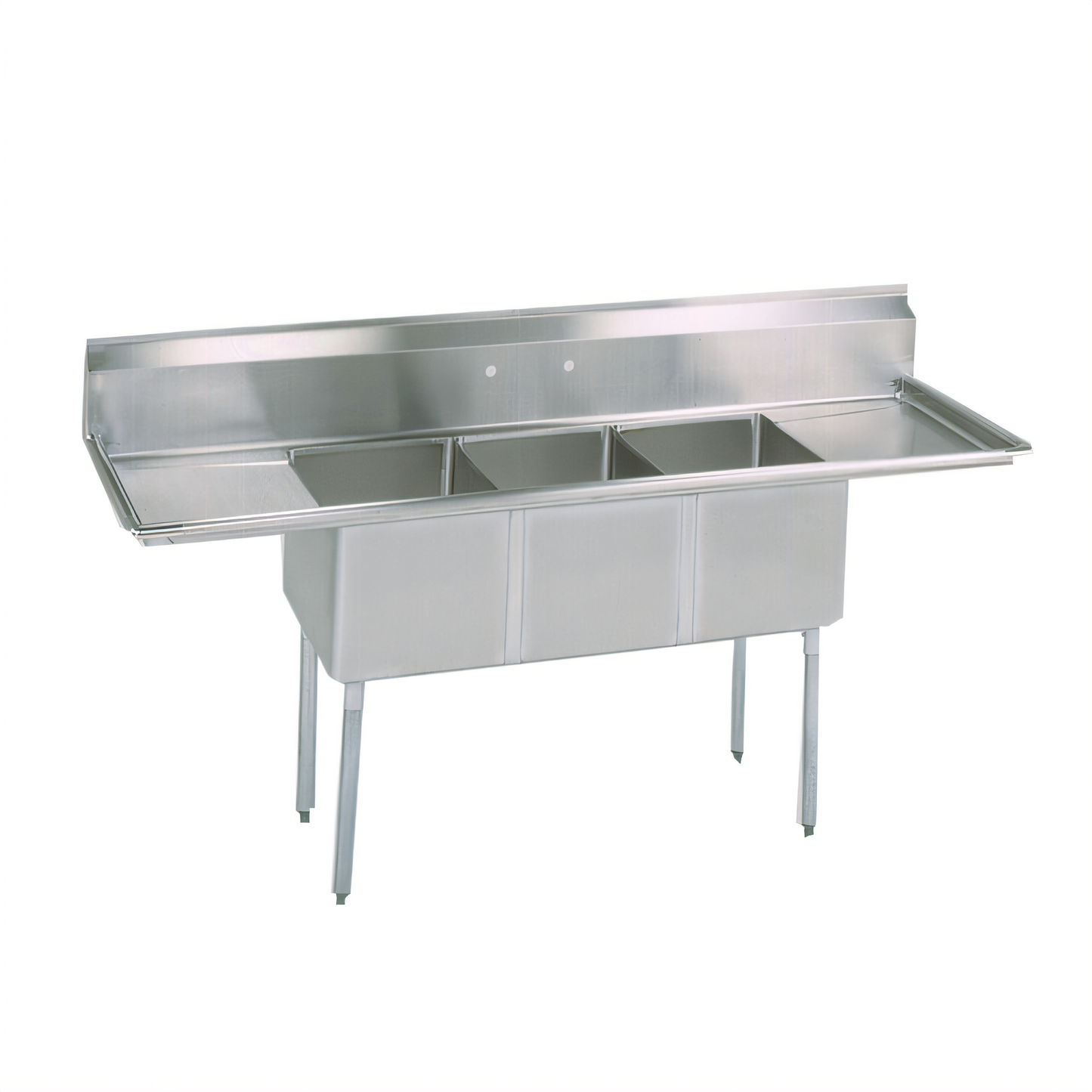 BK Resources BKS-3-20-12-18TS Compartment Sinks - BKS-3-20-12-18TS