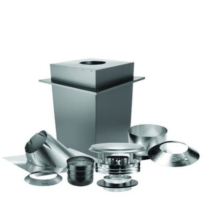 United States Stove Co.Duravent 6 In. Basic Through the Ceiling Kit - 1768972976771_596