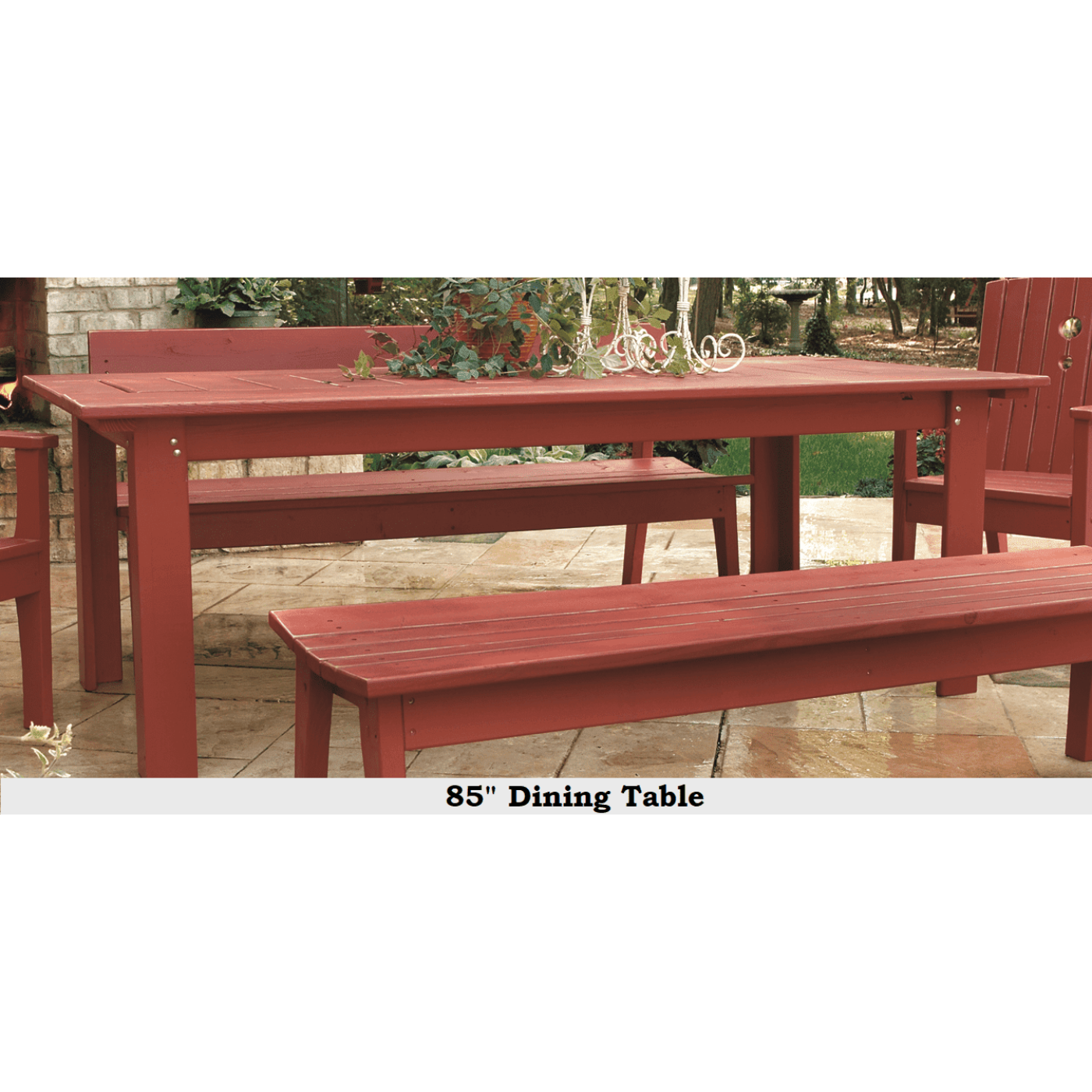 Uwharrie Chair Behren Wood Rectangular Dining Table  B091 - , B092, or B093