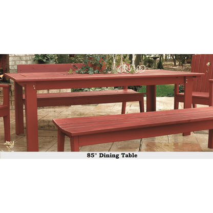 Uwharrie Chair Behren Wood Rectangular Dining Table  B091 - , B092, or B093