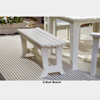 Uwharrie Chair Carolina Preserves Wood Bench  - C097, C098, or C099