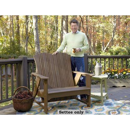 Uwharrie Chair Carolina Preserves Wood Settee  - C051