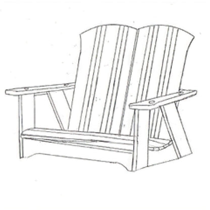 Uwharrie Chair’s Outdoor Carolina Preserves Swing Chair  - C052
