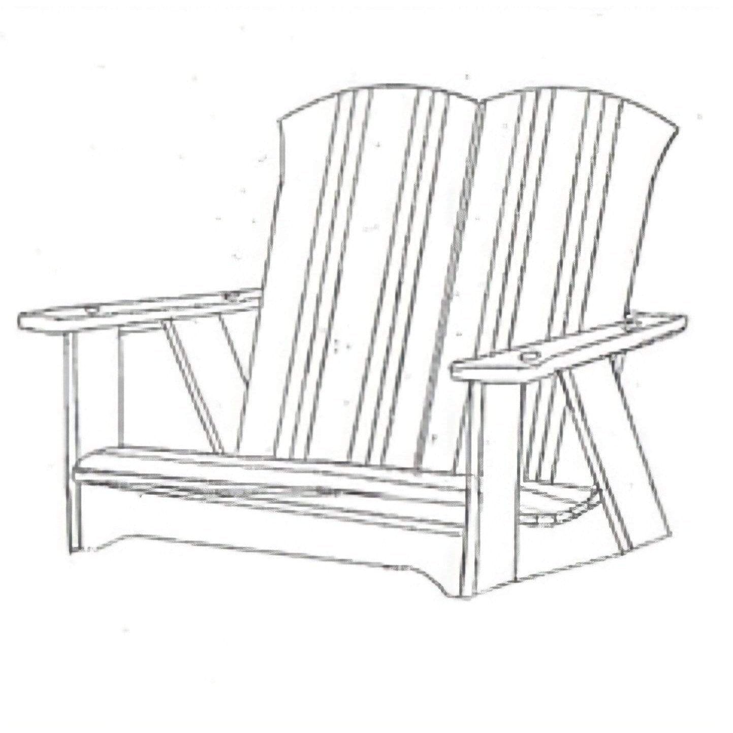 Uwharrie Chair’s Outdoor Carolina Preserves Swing Chair  - C052