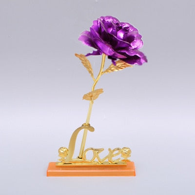 Foil Plated Rose Gold Creative Gift