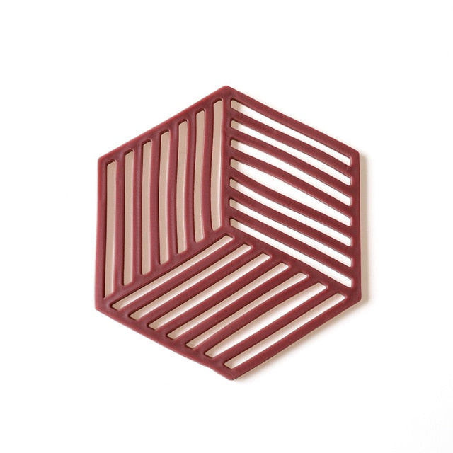 Silicone Tableware Insulation Hexagon Mat