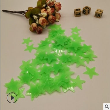3D Luminous Stars Glow In The Dark Wall Stickers