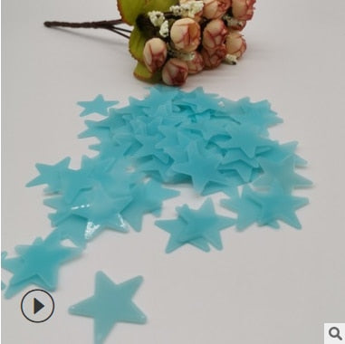 3D Luminous Stars Glow In The Dark Wall Stickers