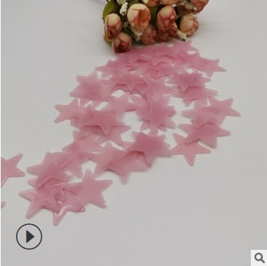 3D Luminous Stars Glow In The Dark Wall Stickers