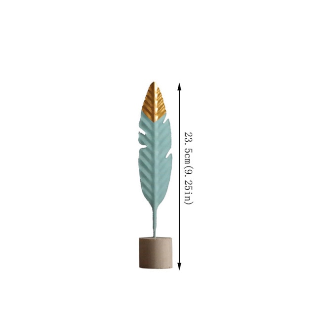 Modern Feather Wooden Decoration Accessories